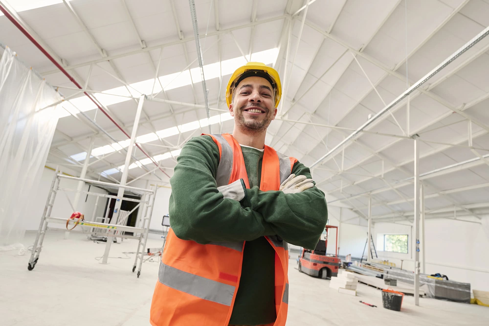 Pessoa no local de trabalho